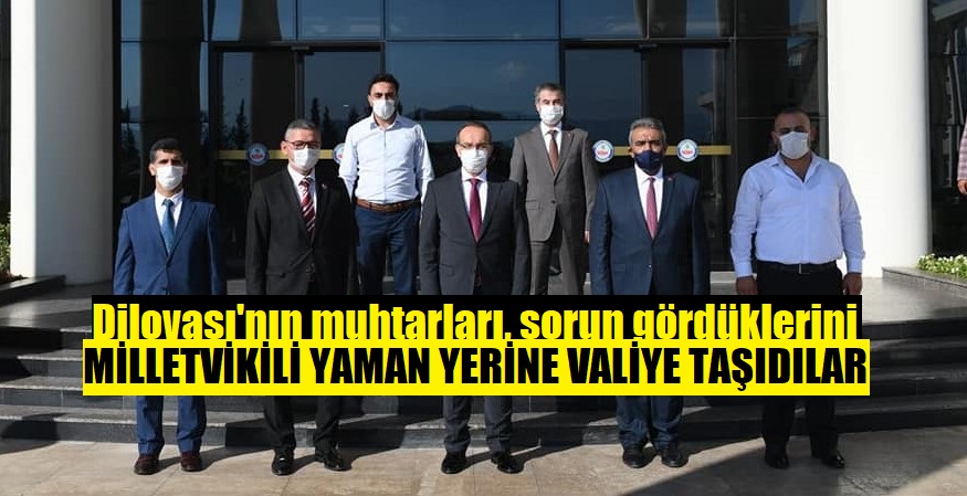 Dilovası’ndaki muhtarlar sorun gördüklerini ziyaret ettikleri Vali Yavuz’a ilettiler