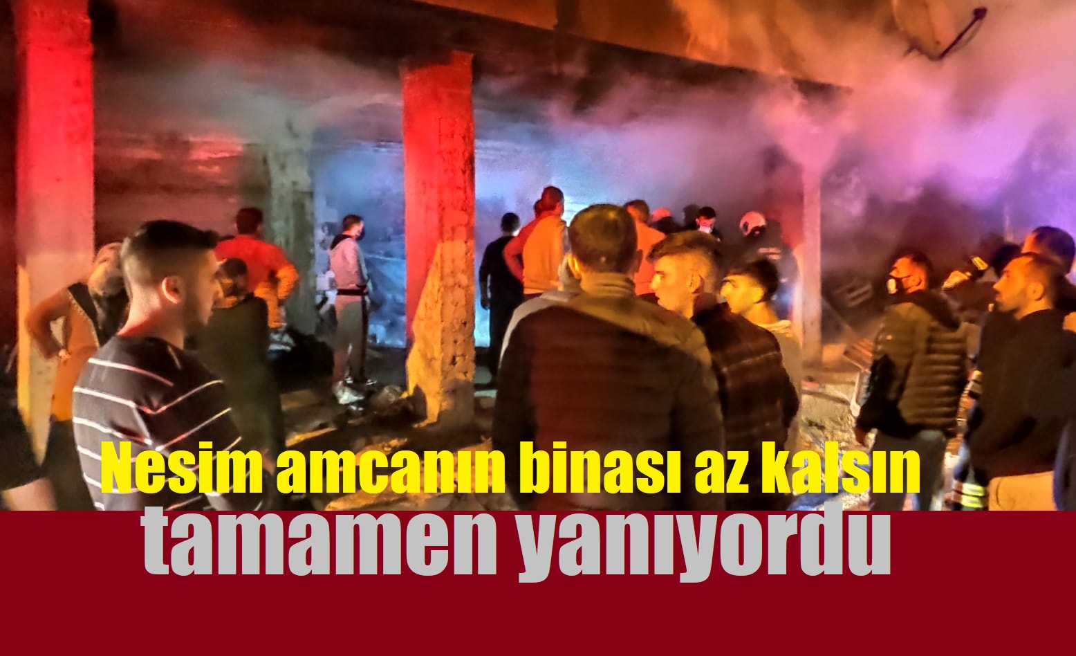İtfaiye yangına tam zamanında yetişti