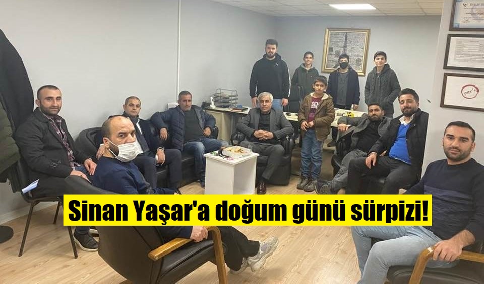Sinan Başkan’a yaş günü sürprizi!