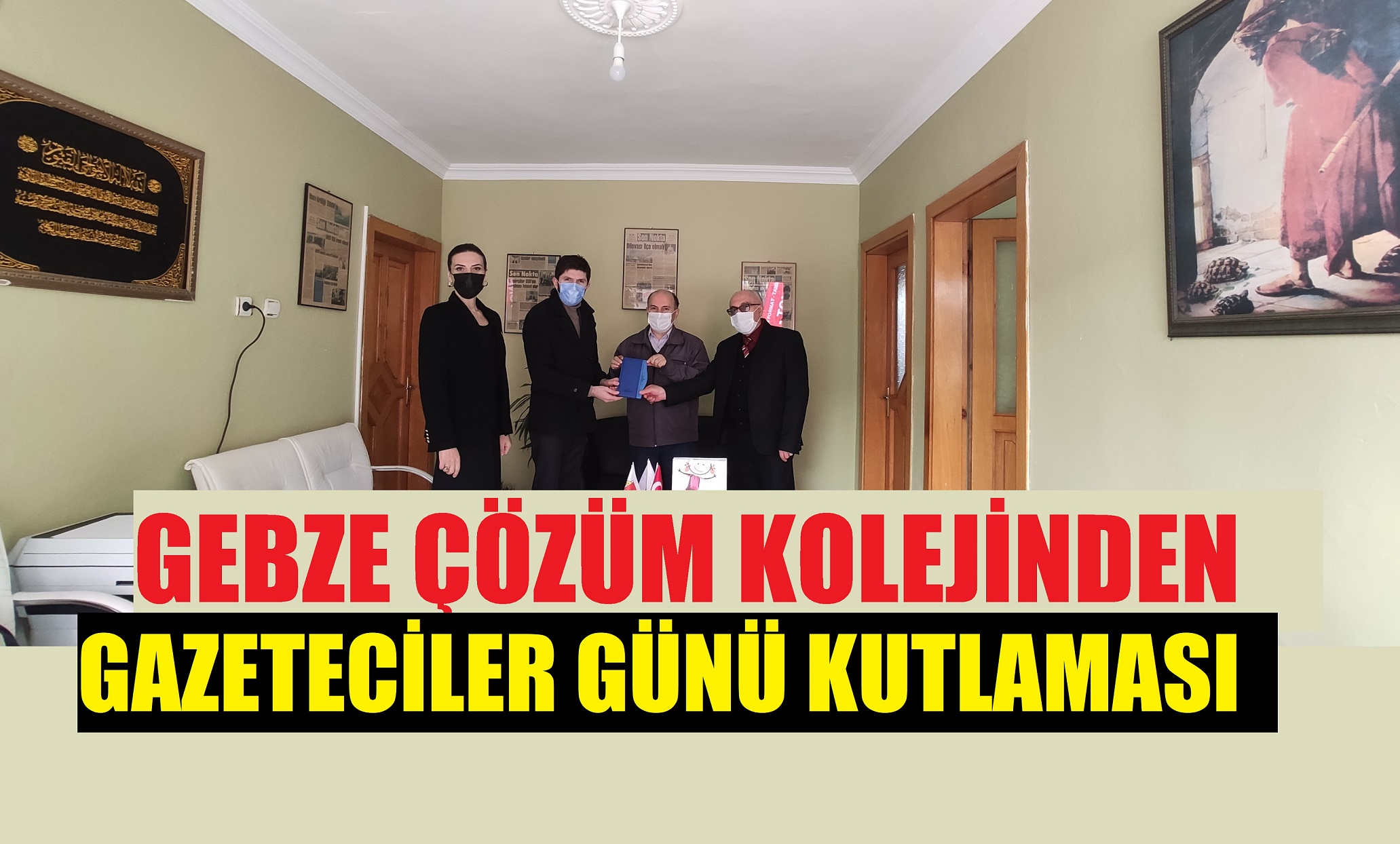 Gebze’li Eğitimciler, Dilovası’na kutlama için geldiler