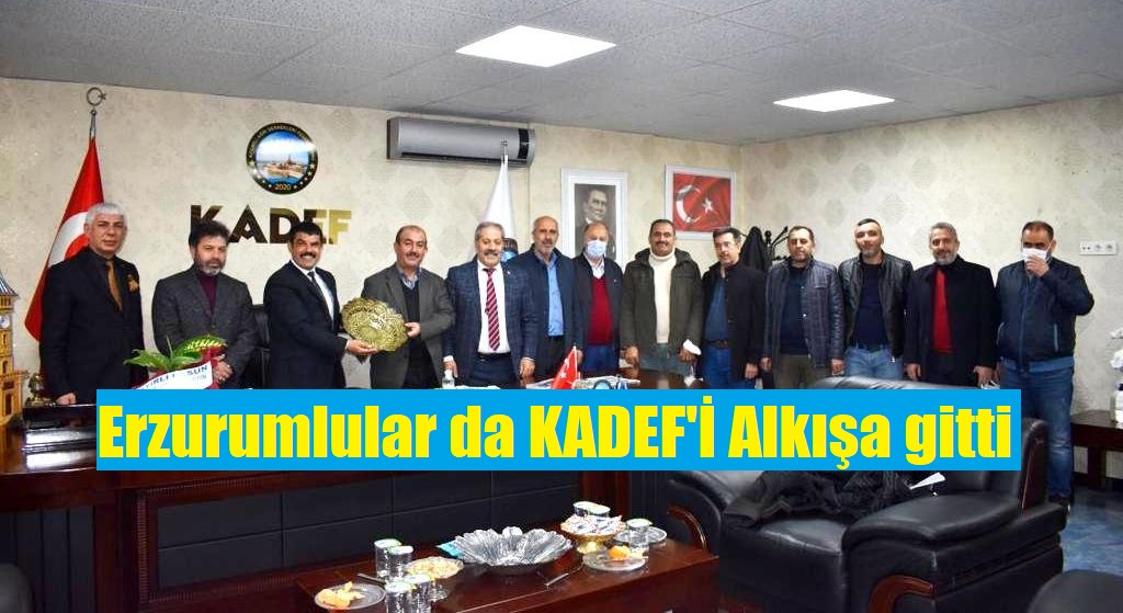 Erzurumlular’dan KADEF’e tebrik ziyareti!