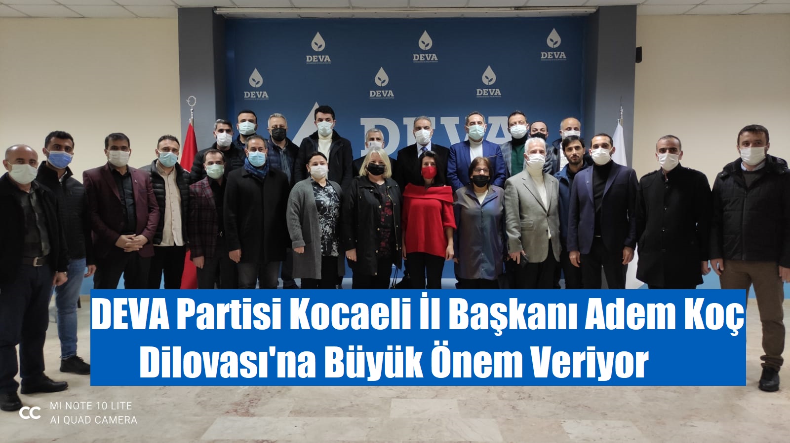 DEVA Partisi Kocaeli İl Dilovası’da toplandı