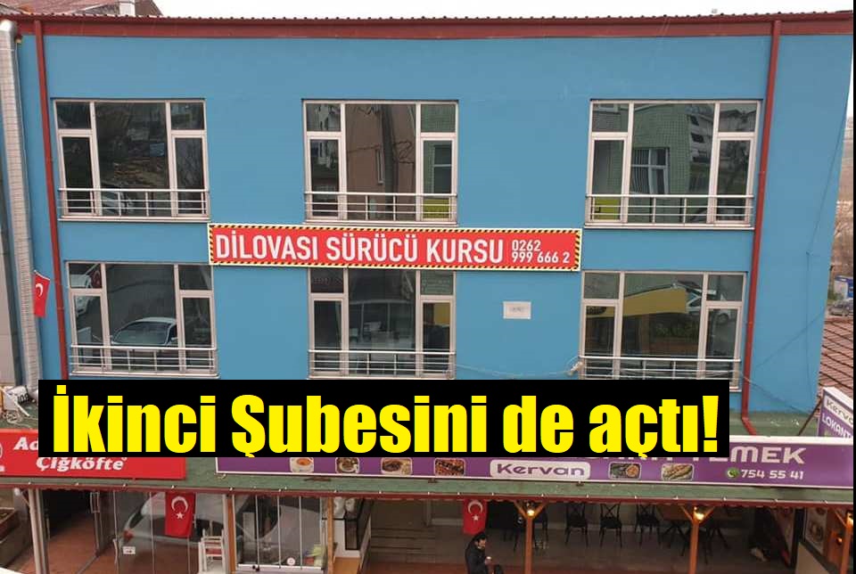 Dilovası’nda güzel şeyler de oluyor. Sürücü Kursunun İkinci Şubesi açıldı!
