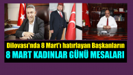 Başkanlar Şayir, Ayaz ve Yıldırım’dan 8 Mart Kadınlar Günü Mesajları