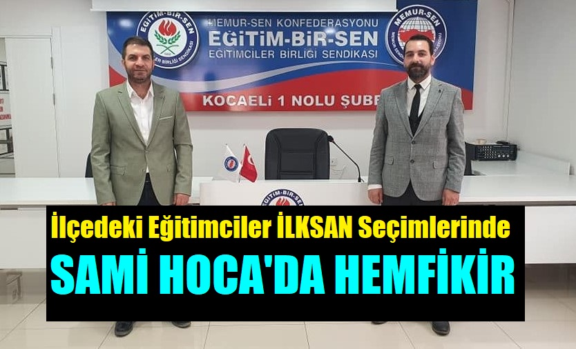 Dilovası’nın 15 Yıllık Eğitimcisi Sami Alak’ın Hedefi Rekor Oy !