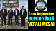 KADEF’in Başkanı Yıldırım’dan duygu yüklü mesaj