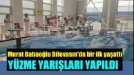 100 Sporcu  Kapalı Yüzme Havuzunda Yüzdü