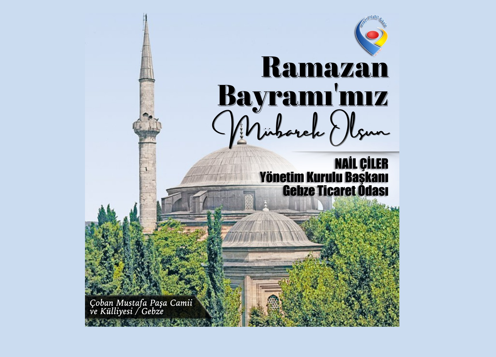 Gebze Ticaret Odası Ramazan Bayramı Kutlama İlanı