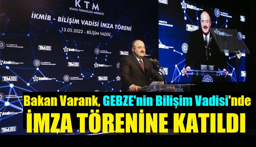 Sanayi Bakanı Varank, Dilovası’na 200 metre yakın Bilişim Vadisine Geldi