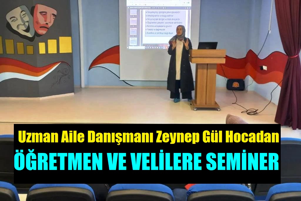 İMES Sercan Sağlam Anaokulunda, Uzman Aile Danışmanı Zeynep Gül’e Büyük İlgi