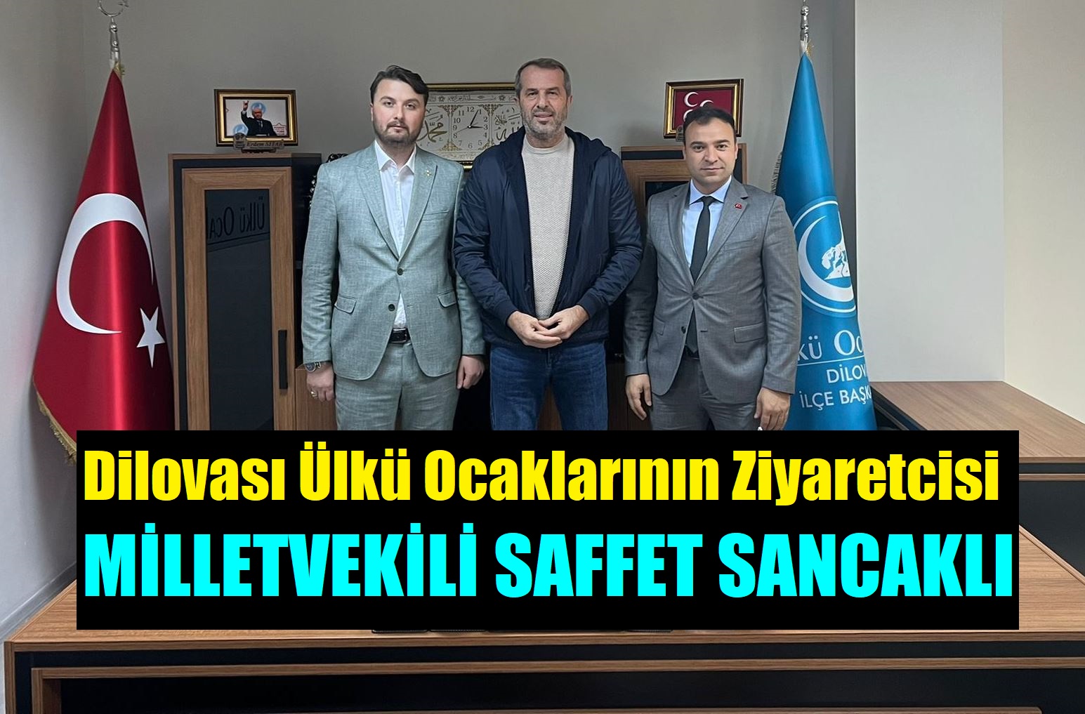 Dilovası Ülkü Ocağına Milletvekili Sancaklı Hayırlı Olsun Ziyareti