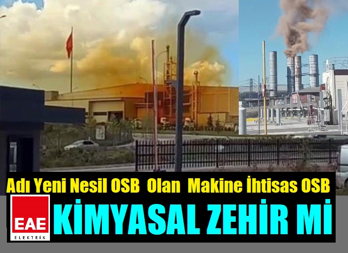 EAE Elektronik Firmasından Gökyüzüne  Kimyasal Zehir mi Salındı