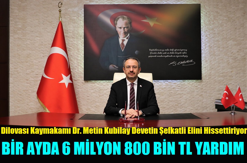 Dilovası’nda 1 ayda 6 Milyon 800 bin TL sosyal yardım yapıldı