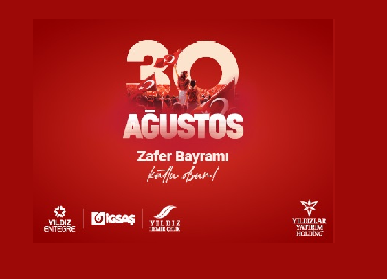 Yıldızlar Yatırım Holding 30 Ağustos Zafer Bayramı Kutlama İlanı