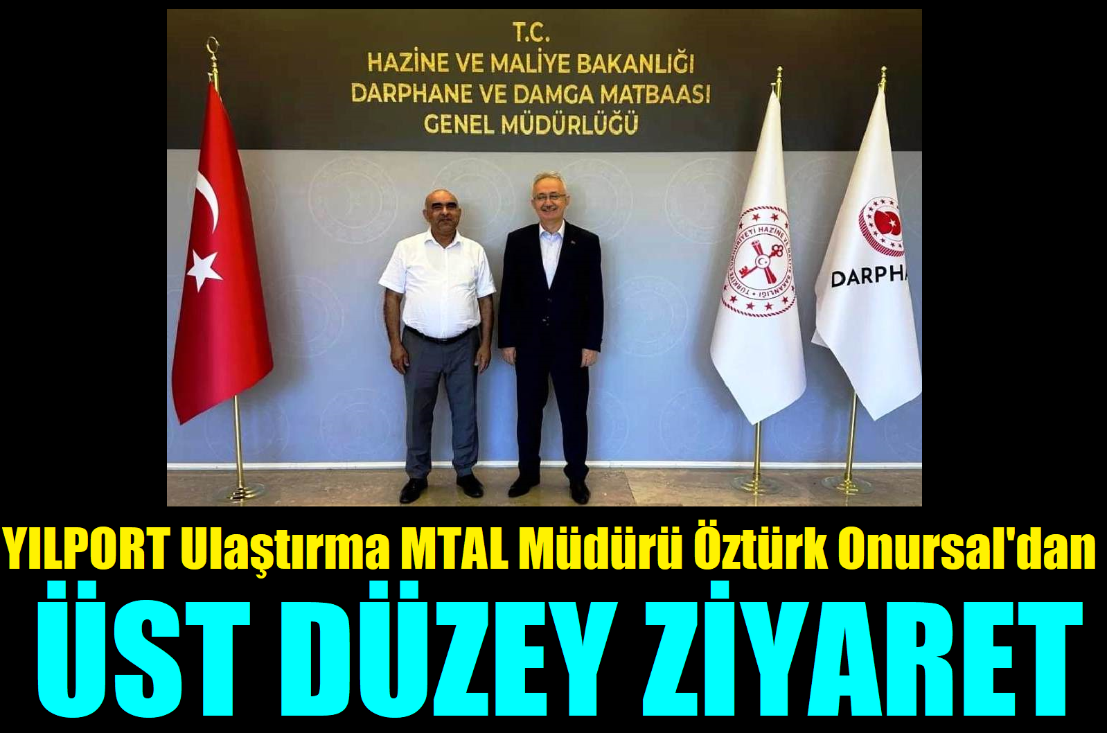 Darphane ve Damga Matbaası Genel Müdürünü Ziyaret Etti