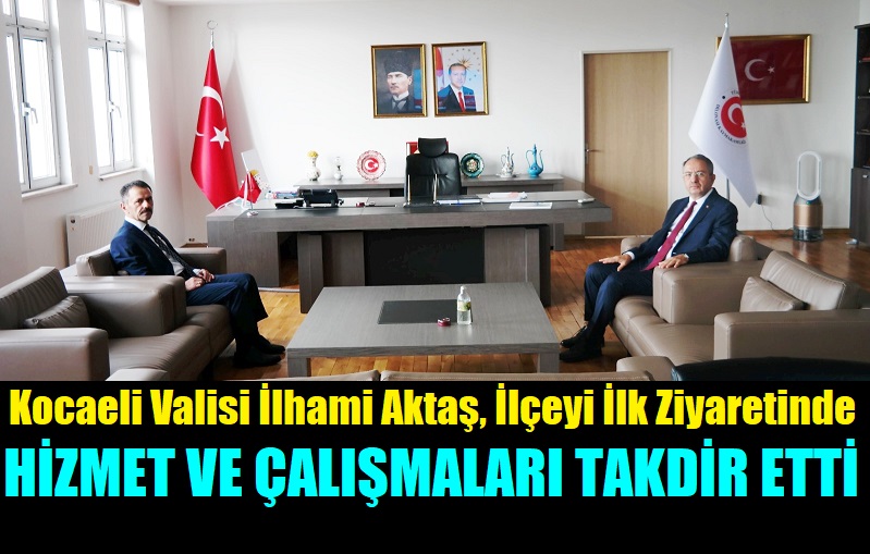 Vali İlhami Aktaş, Kaymakam Dr. Metin Kubilay’ı Hizmet ve Çalışmalardan Dolayı Tebrik Etti