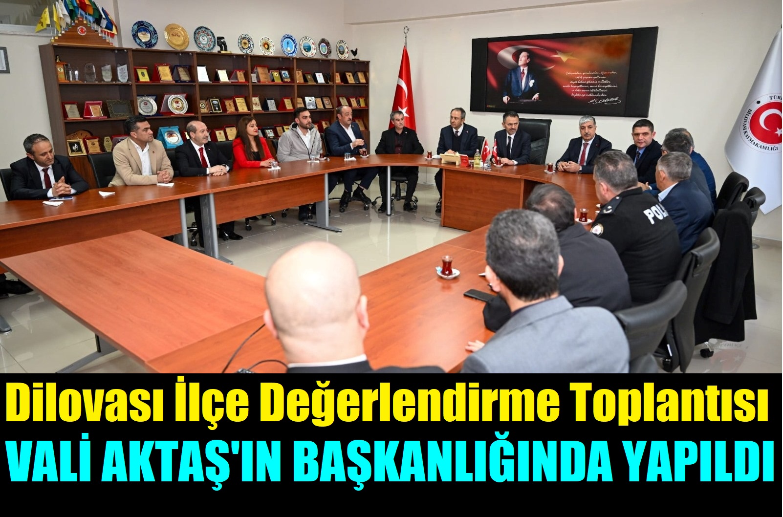 Dilovası İlçe Değerlendirme Toplantısı Vali İlhami Aktaş Başkanlığında Yapıldı