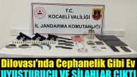 Dilovası’nda Cephanelik Gibi Ev! Uyuşturucu ve Silahlar Ele Geçirildi!
