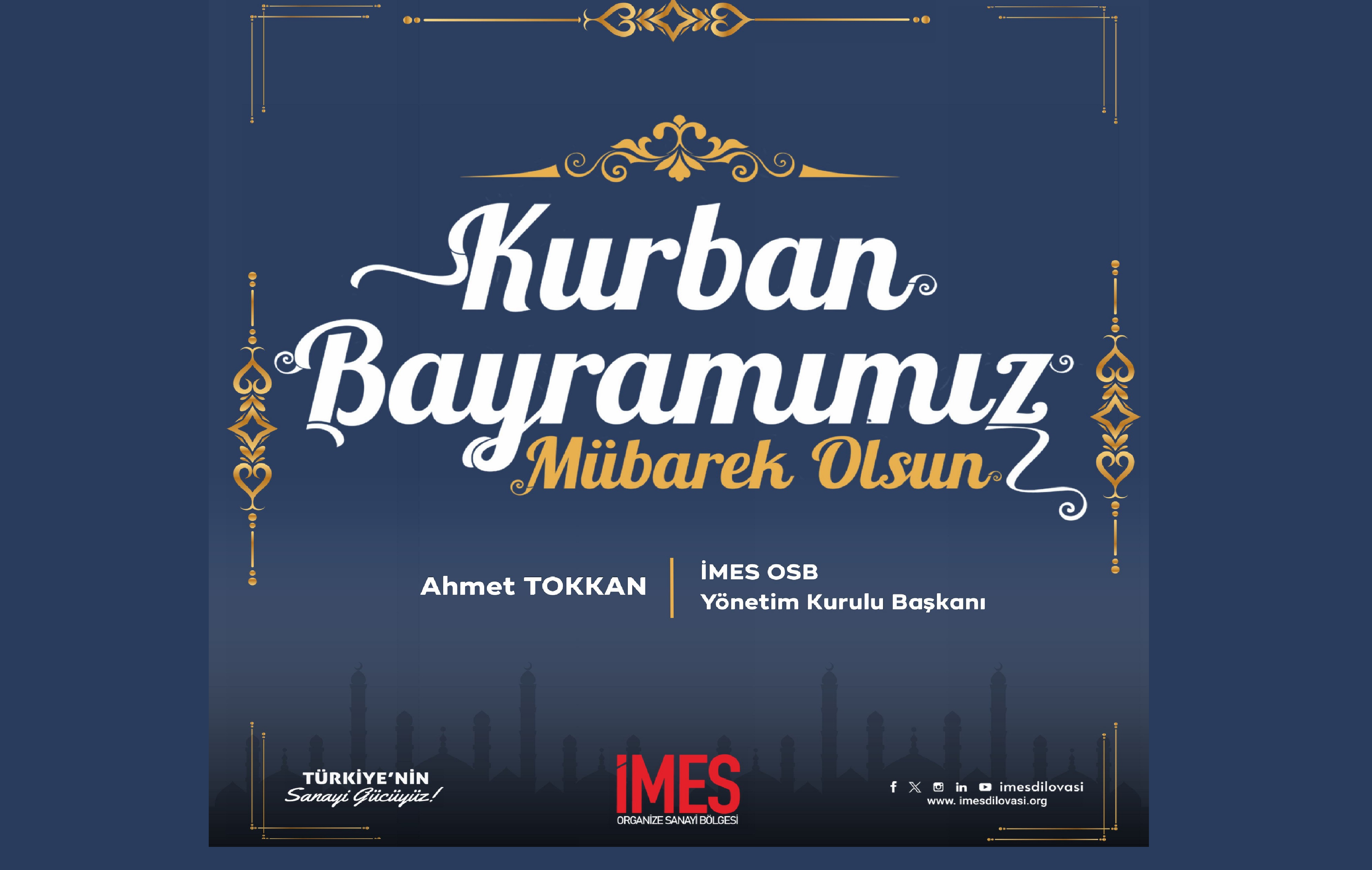İMES OSB Kurban Bayramı Kutlama İlanı