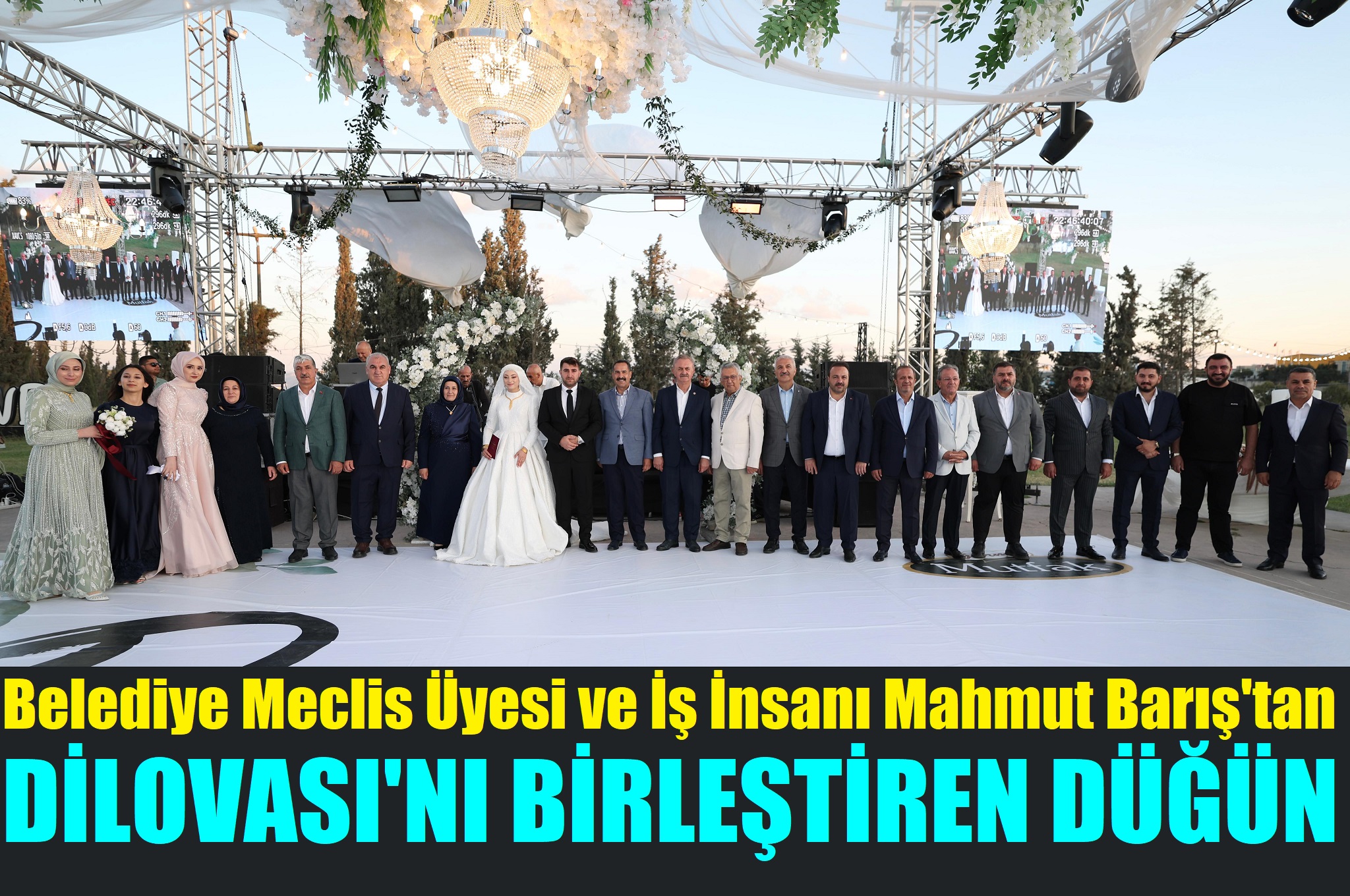 Binlerce Davetli, Mahmut Barış’ın Oğlu Bilal’in Düğününe  Katıldı.