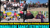 Kayapınar Halkı Birlik Oldu “Sanayi değil, yaşam istiyoruz”