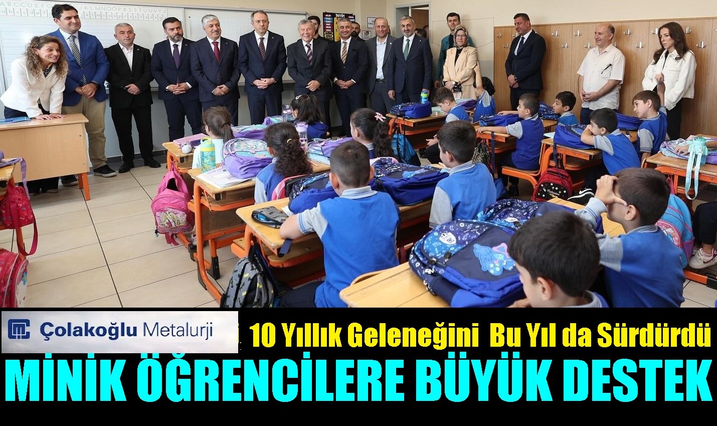 Çolakoğlu Metalürjiden,  Dilovası’nın Geleceği Miniklere Eğitim Yatırımı