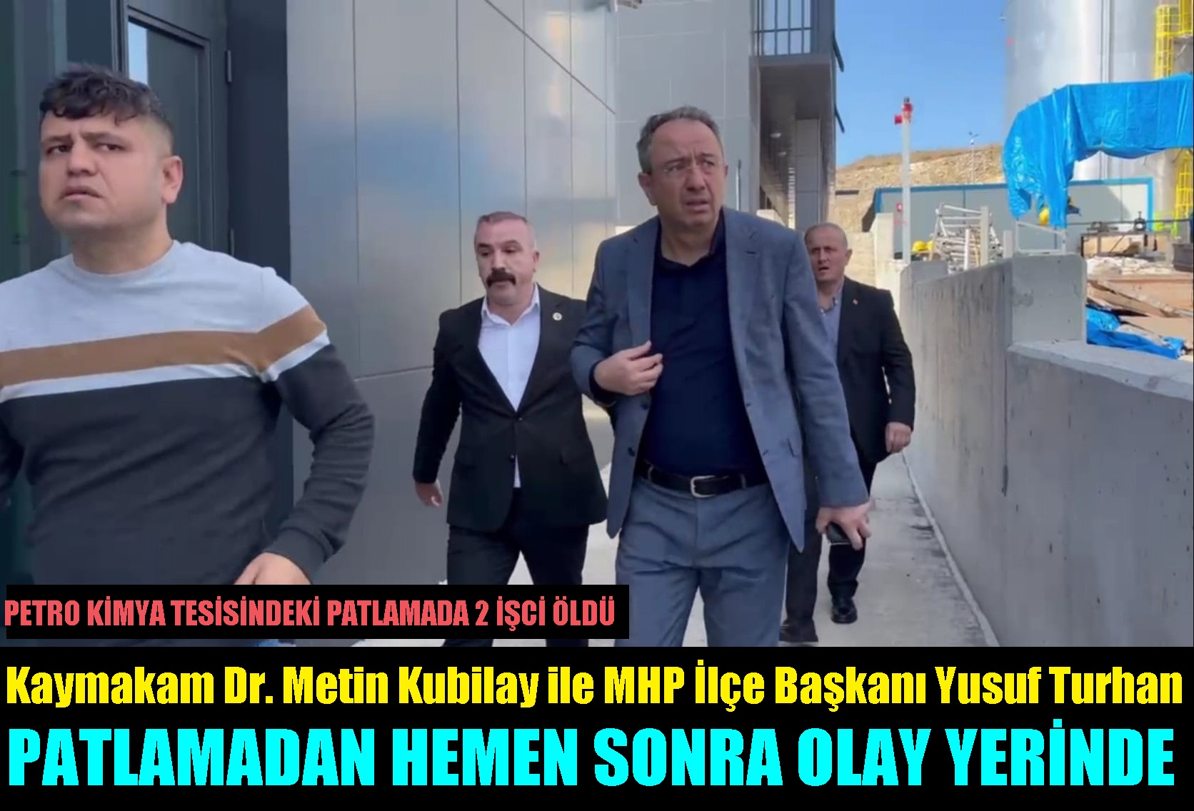 GEBKİM OSB’deki Petro-Kimya Tesisinde Patlamada 2 İşçi Öldü