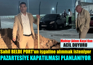 Diliskelesi Mahalle Muhtarı Adem Kaya Herkesi Duyarlı Olmaya Çağırdı!