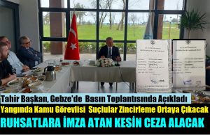 Tahir Başkan Net Konuştu, Kamudaki Zincir Sorumluluğu Olanlar Ceza Alacak