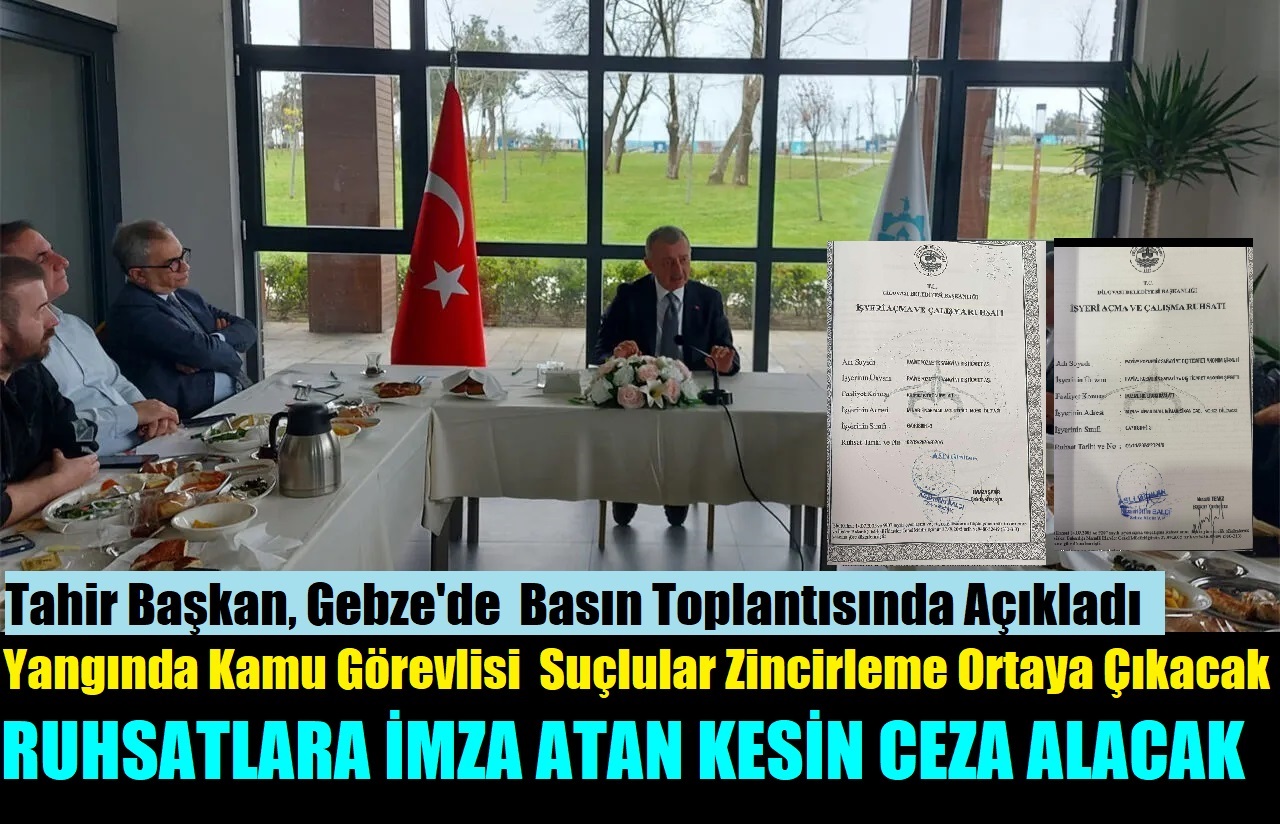 Tahir Başkan Net Konuştu, Kamudaki Zincir Sorumluluğu Olanlar Ceza Alacak