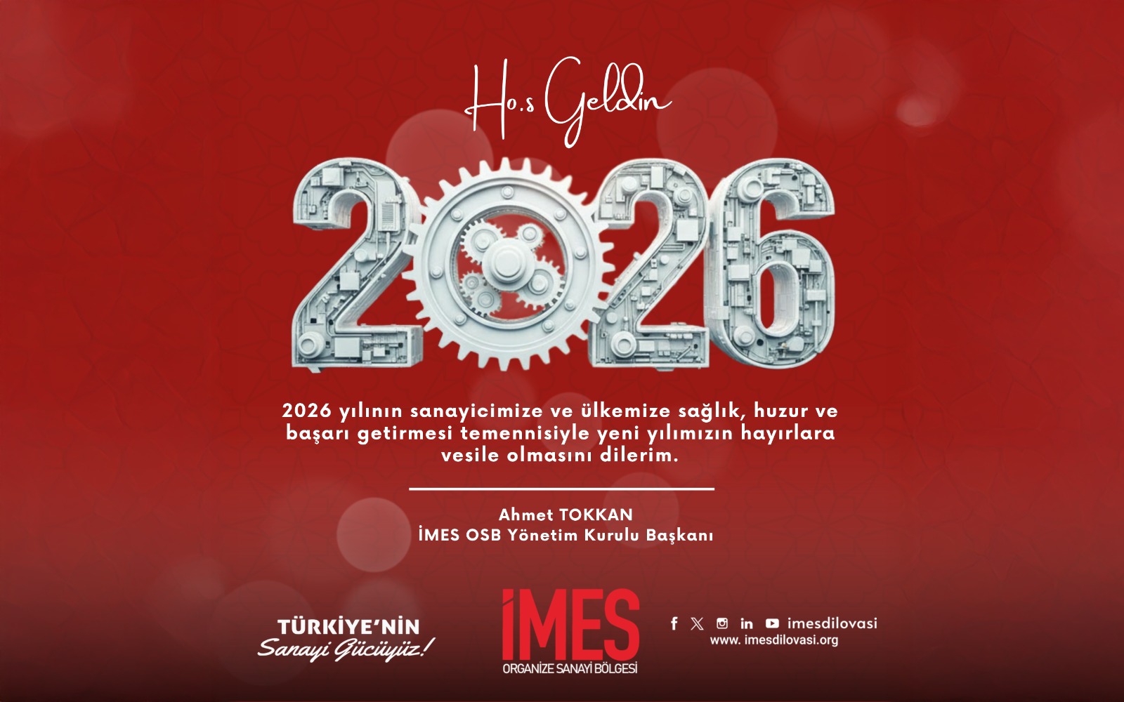 İMES OSB Yeni Yıl Kutlama İlanı