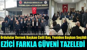 Ordulular’da Celil Baş, Ferhat Güzel’e Karşı 83- 25 Fark Atarak Güveni  Tazeledi!