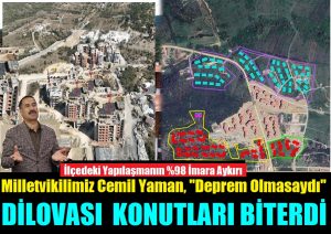 Milletvekilimiz Yaman, Dilovası’ndaki Yapılaşmanın %98’i İmara Aykırı