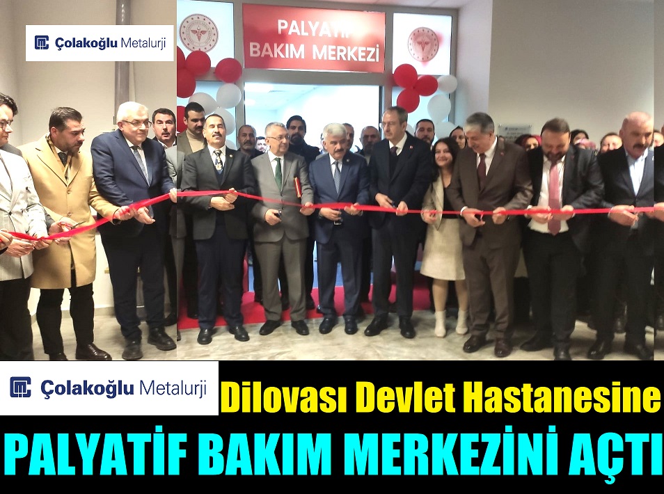 Çolakoğlu Metalurji’den Palyatif Sağlık Merkezi