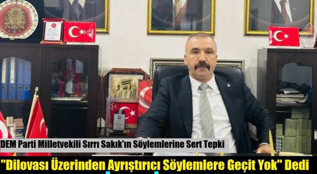 MHP Dilovası İlçe Başkanı Yusuf Turhan’dan Sert Tepki