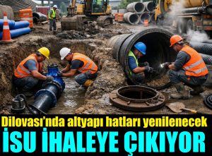Dilovası’nda altyapı hatları yenilenecek,İSU ihaleye çıkıyor