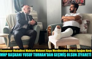 Genç ve Çalışkan Muhtara Nazar mı Değdi, Merdivenlerden Düştü Ayağını Kırdı