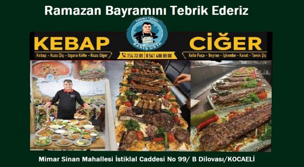 Barış Usta Bayram Kutlama İlanı
