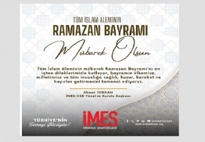 İMES OSB Bayram Kutlama İlanı