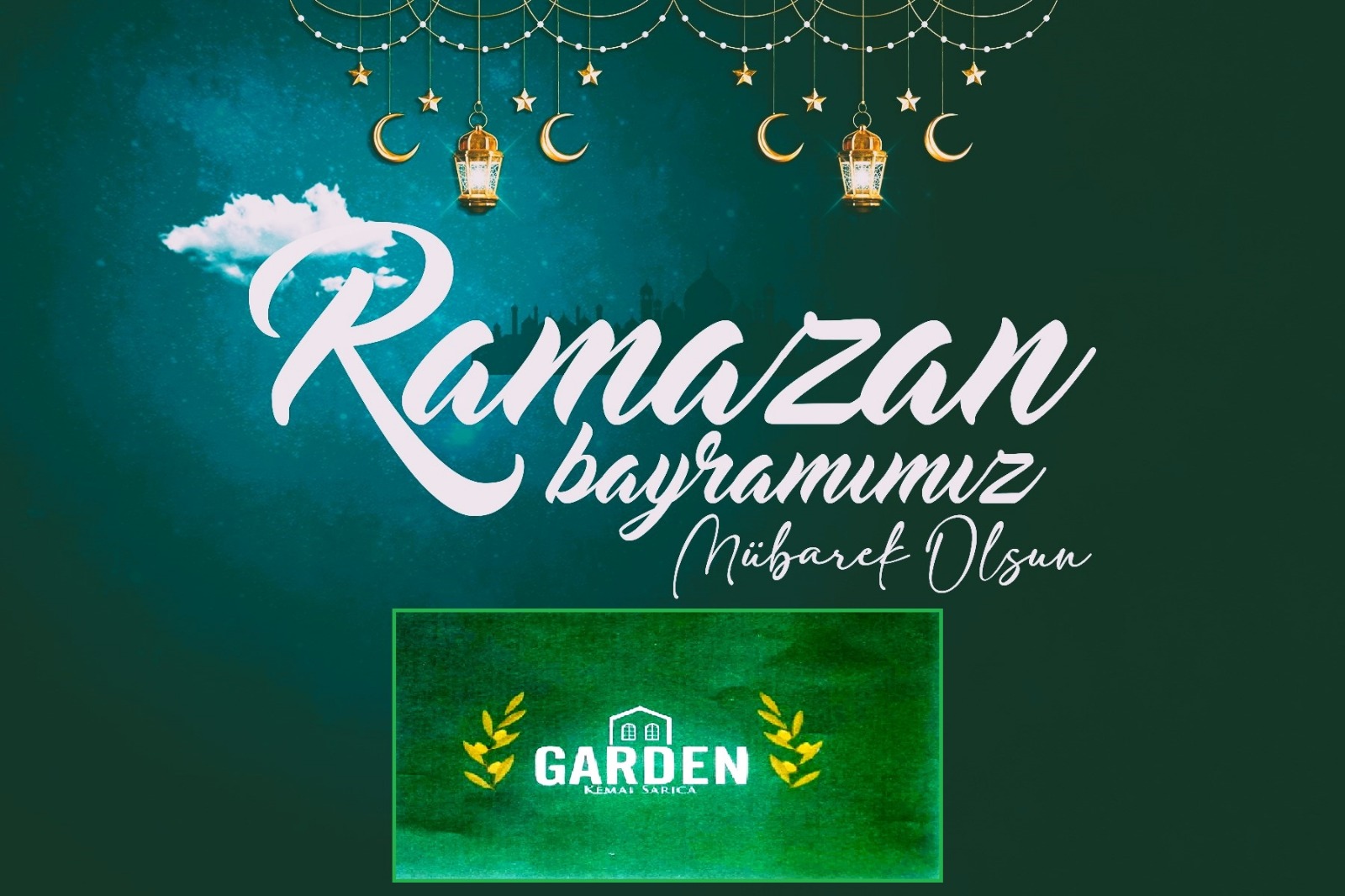 Kemal Sarıca Garden Bayram Kutlama İlanı