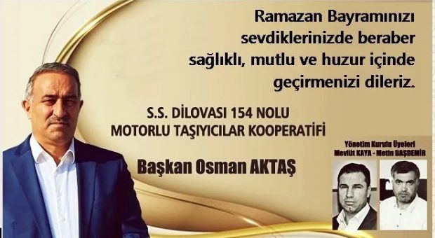 154 Nolu Motorlu Taşıyıcılar Kooperatifi Bayram Kutlama