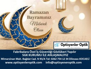 Optisyenler Optik Bayram Kutlama İlanı