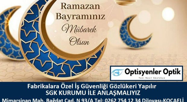 Optisyenler Optik Bayram Kutlama İlanı