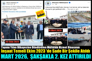 2023 Yılında Sade Temel Atma Töreni, Aynı Yere Bu Kez de  2026’da Şatafatla Temel Atma Töreni