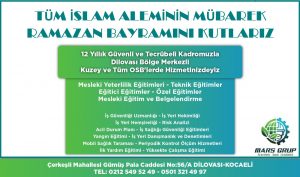 MARS Gurup Bayram Kutlama İlanı