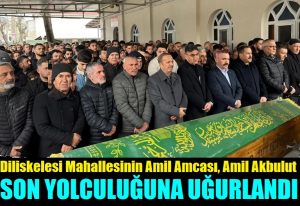 Belediye Meclis Üyesi Osman Akbulut’un amcası merhum Amil Akbulut toprağa verildi.