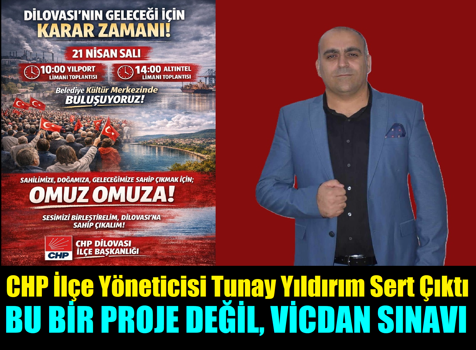 Dilovası’nda Limanların Genişlemesine Tepki Büyüyor: “Bu Bir Proje Değil, Vicdan Sınavı”