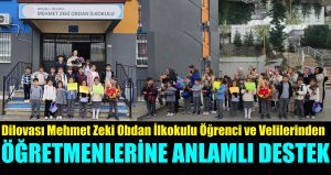 Dilovası Mehmet Zeki Obdan İlkokulu Öğrenci ve Velilerinden Öğretmenlerine Anlamlı Destek