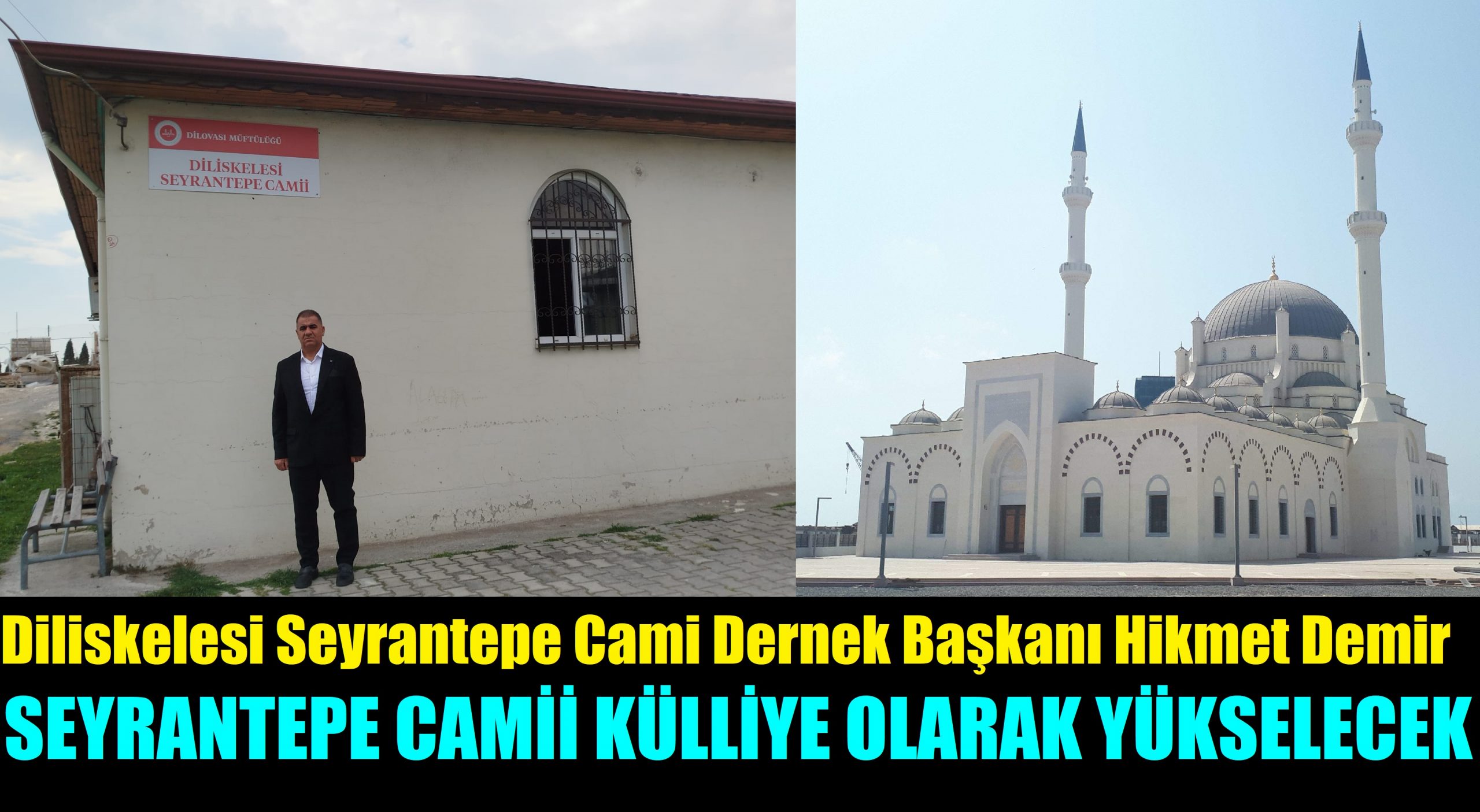 Seyrantepe Cami, Körfezin Çok Yerinde Görünerek  Dilovası’yla Özdeş Olacak