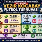 Diliskelesi’nde Spor, Dayanışma ve İyilik Buluşuyor: Vezir Kocabay Futbol Turnuvası Başlıyor